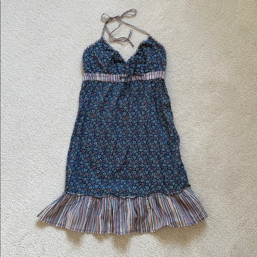 H&M Floral Print Halter Dress
